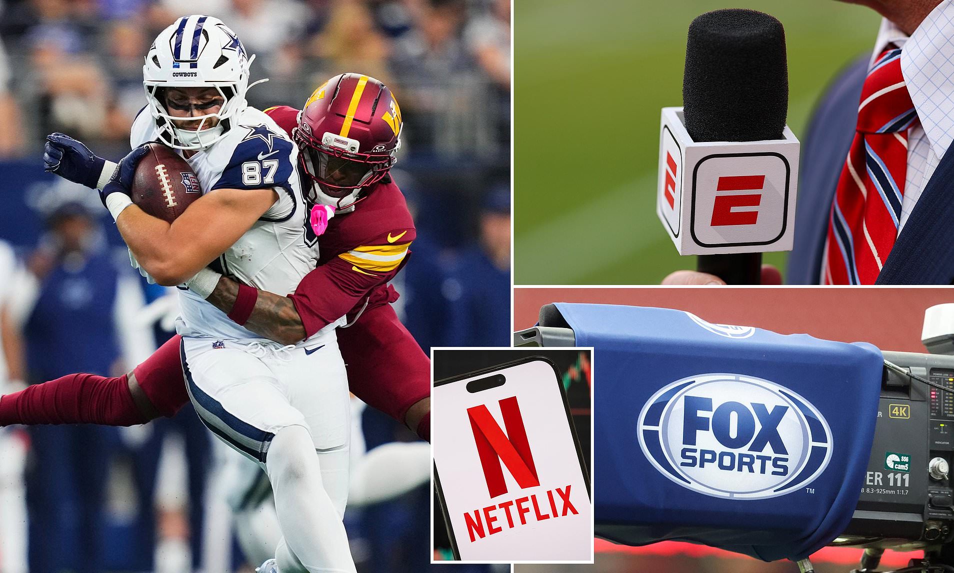 ESPN and Fox 'in talent war with Netflix and is REFUSING to lend ...