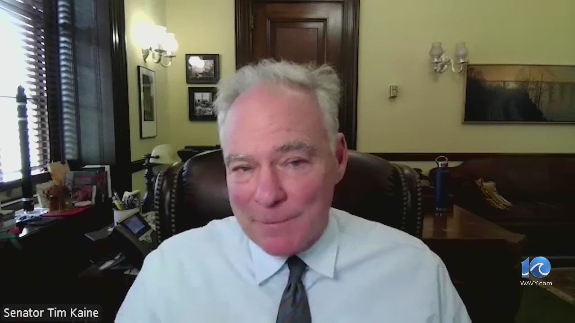 Sen. Kaine responds to criticism of shutdown deal