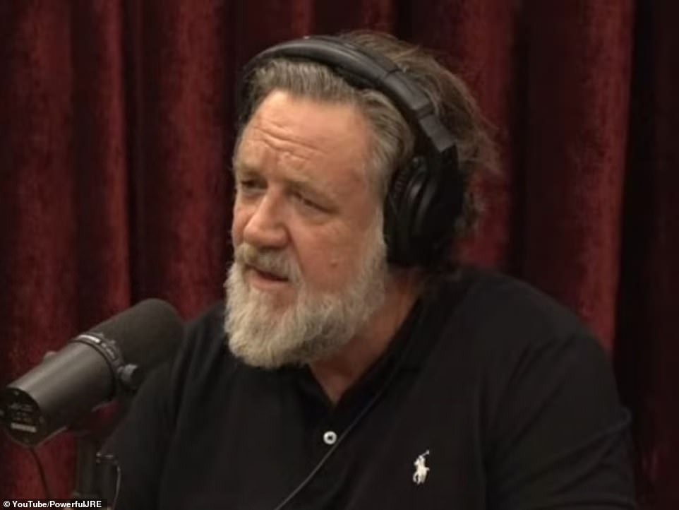 Russell Crowe's response when Joe Rogan asked: 'What's wrong with ...