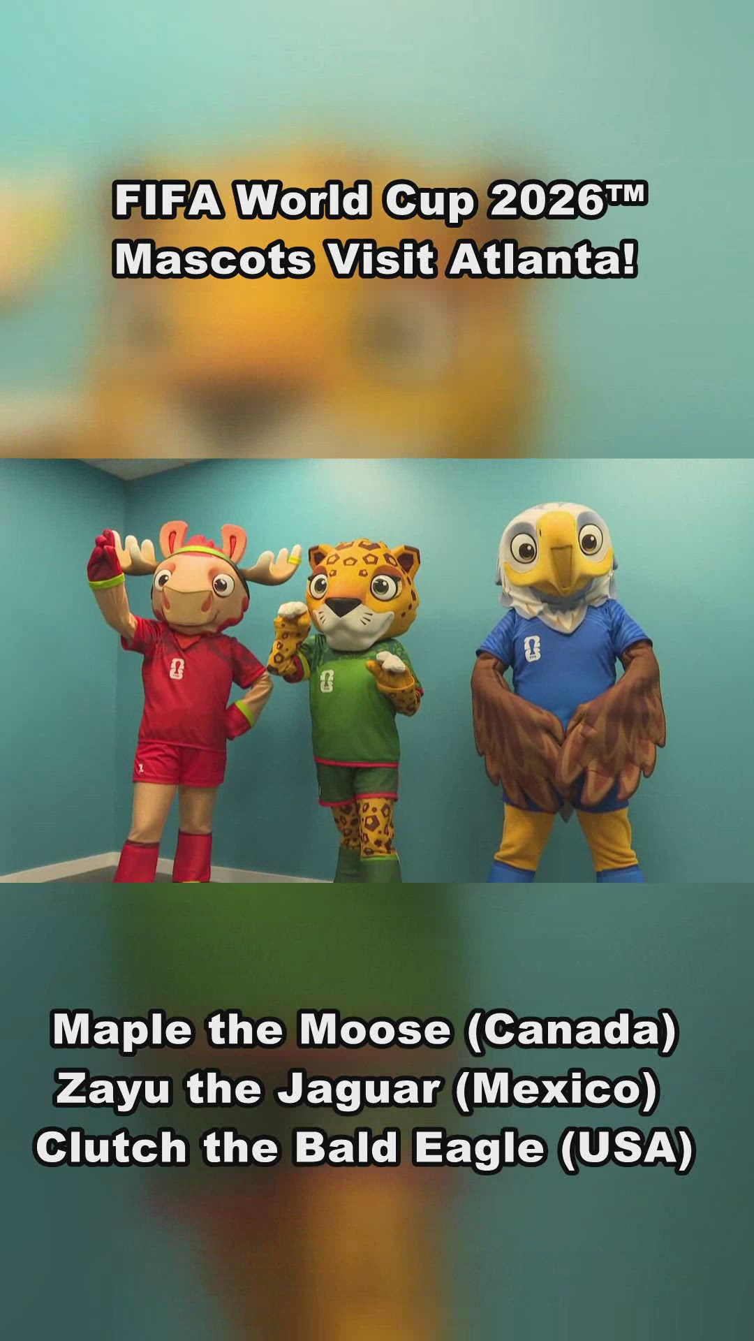 FIFA World Cup 2026 Mascots Bring the Energy to Atlanta!