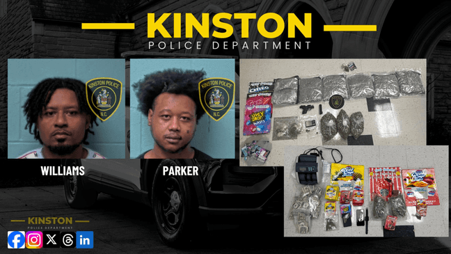 Kinston man arrested after traffic stop uncovers drugs and firearms ...