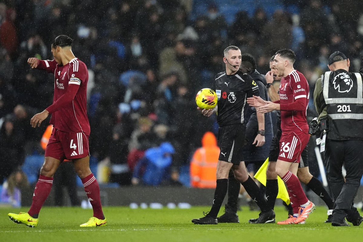 Liverpool complain to PGMOL about Virgil van Dijk’s disallowed goal at ...