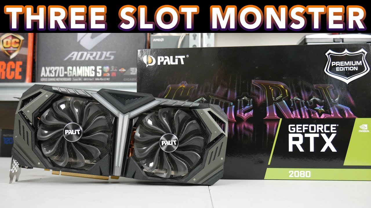 Palit RTX 2080 GameRock Premium - The three slot monster!