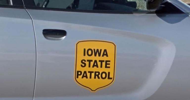 Audubon man hospitalized after a head-on collision with combine