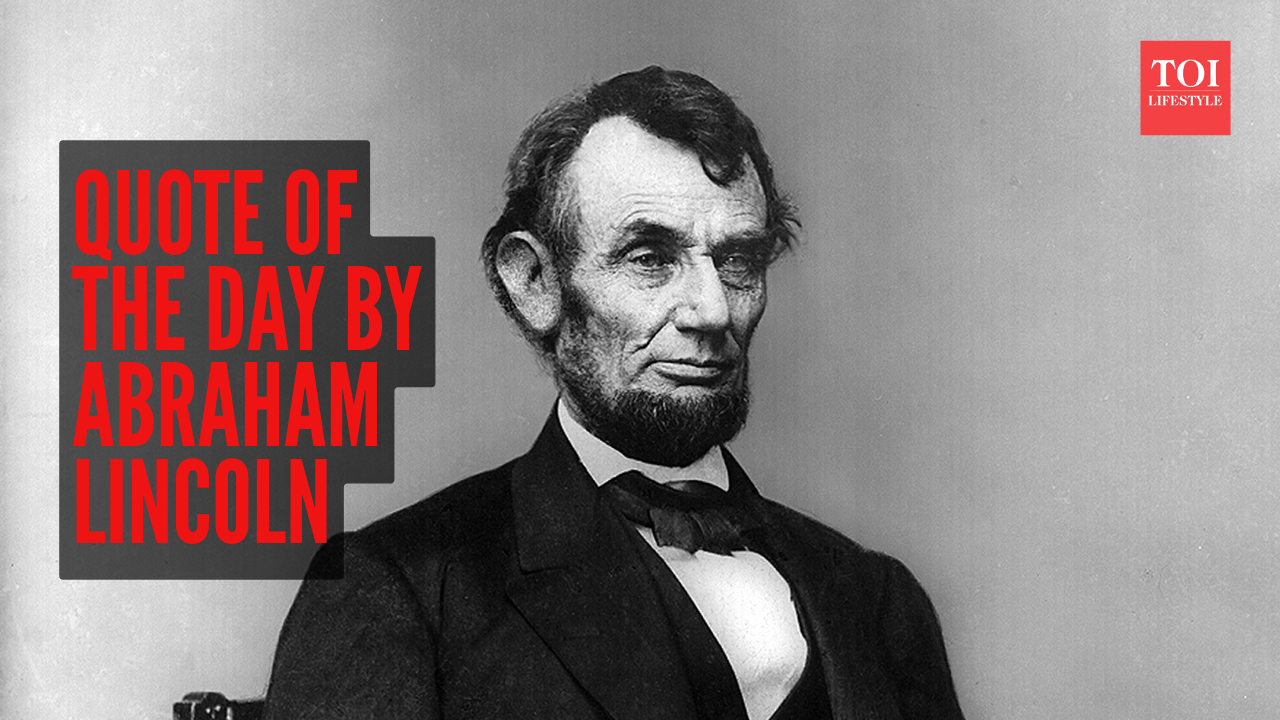 Quote of the day by Abraham Lincoln: “Always bear in mind that your own  resolution to succeed is more…”, image size:1280x720