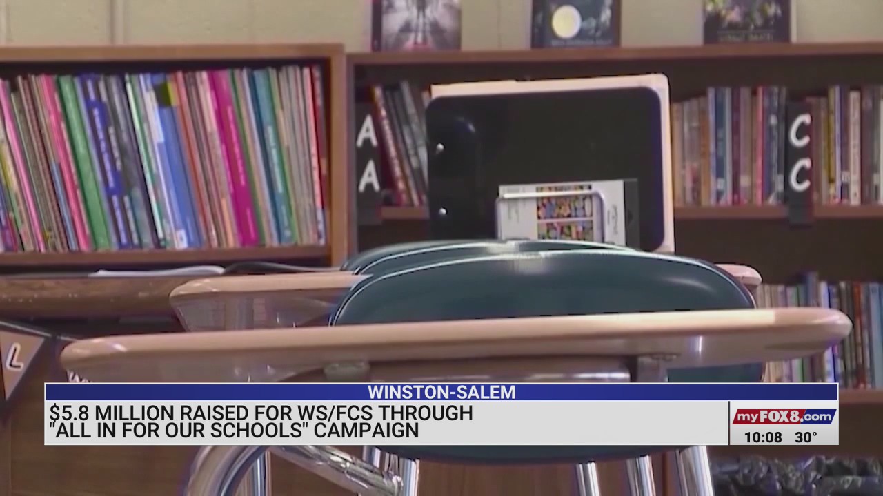 $5 8 million raised for Winston Salem/Forsyth County Schools through in