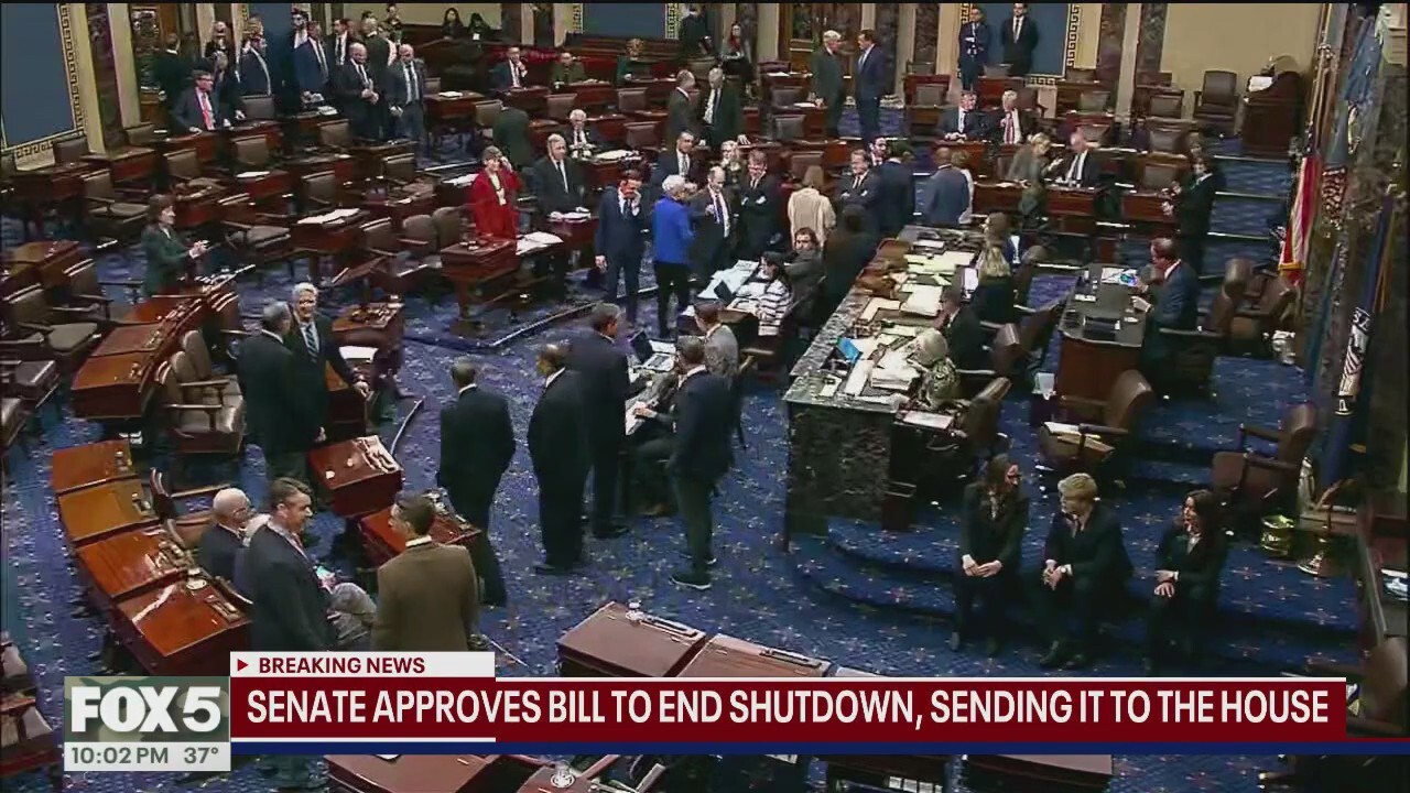Senate passes legislation to end government shutdown, bill heads to the ...