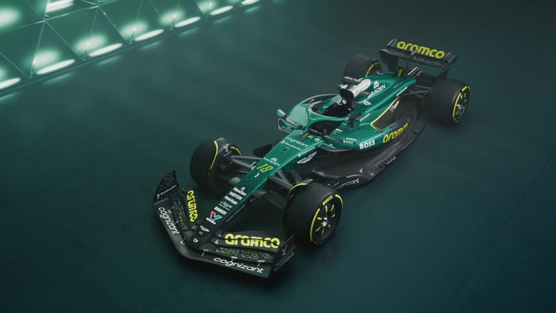 Aston Martin Aramco Unveil First-Ever Bespoke Livery - AMR Aramco CGI ...