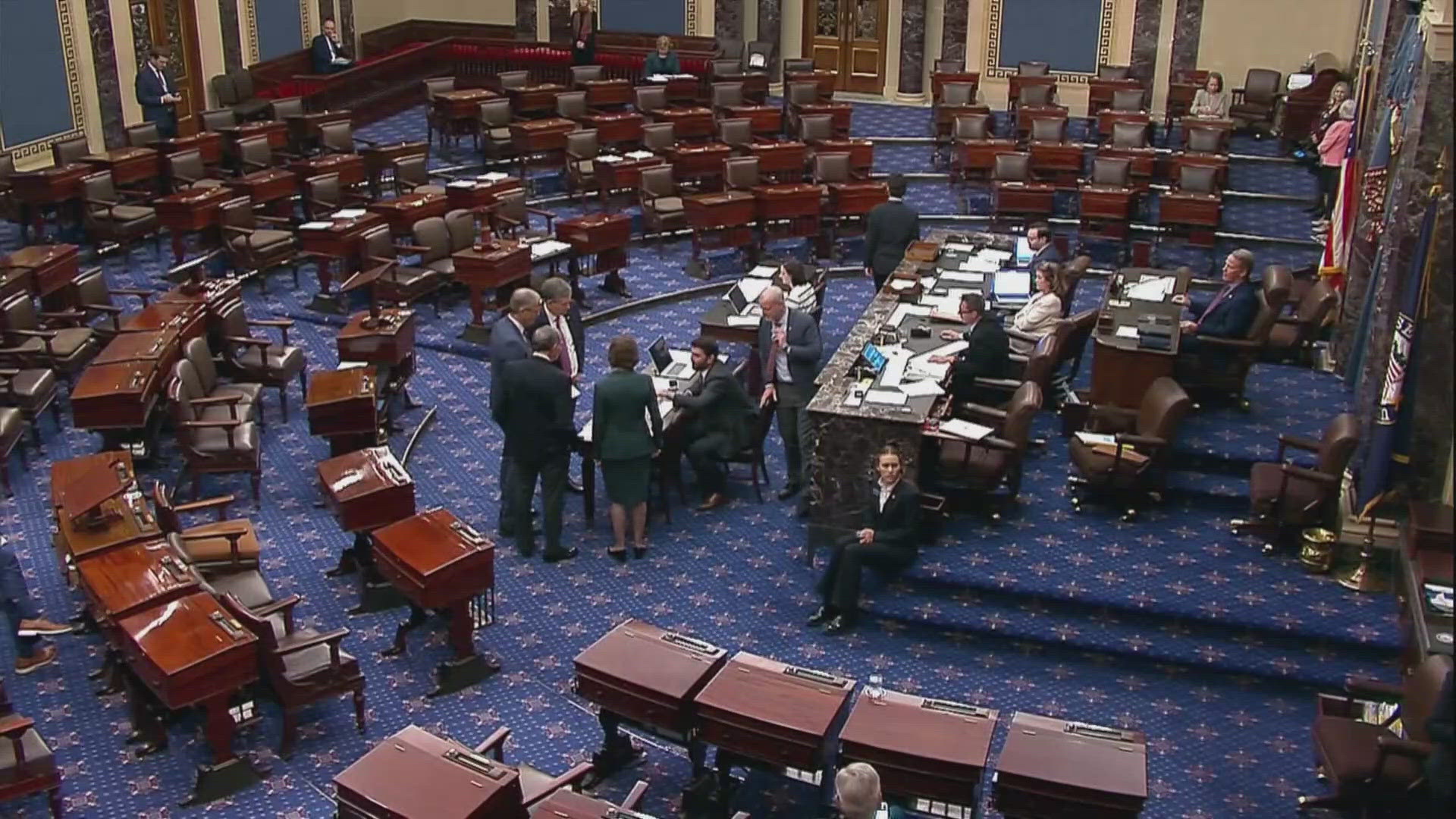 Senate passes spending bill in decisive vote to reopen government ...
