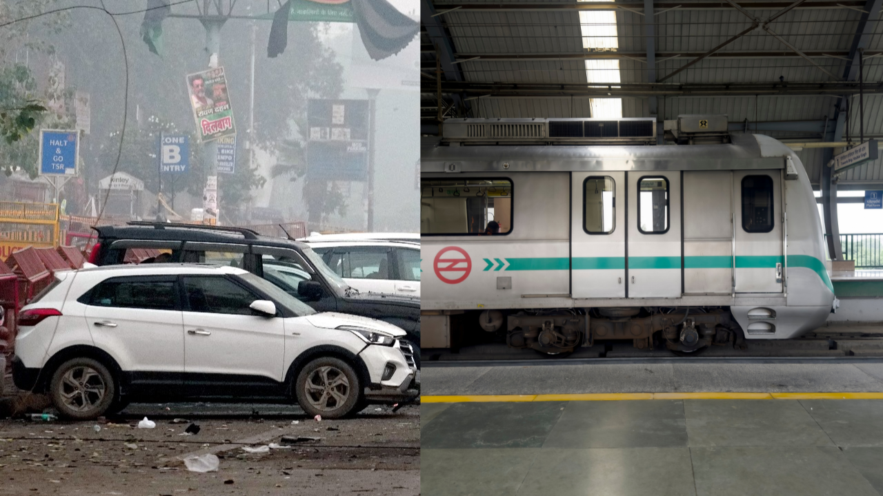 Delhi's Lal Qila Metro Station Closed for Security Following Red Fort Blast