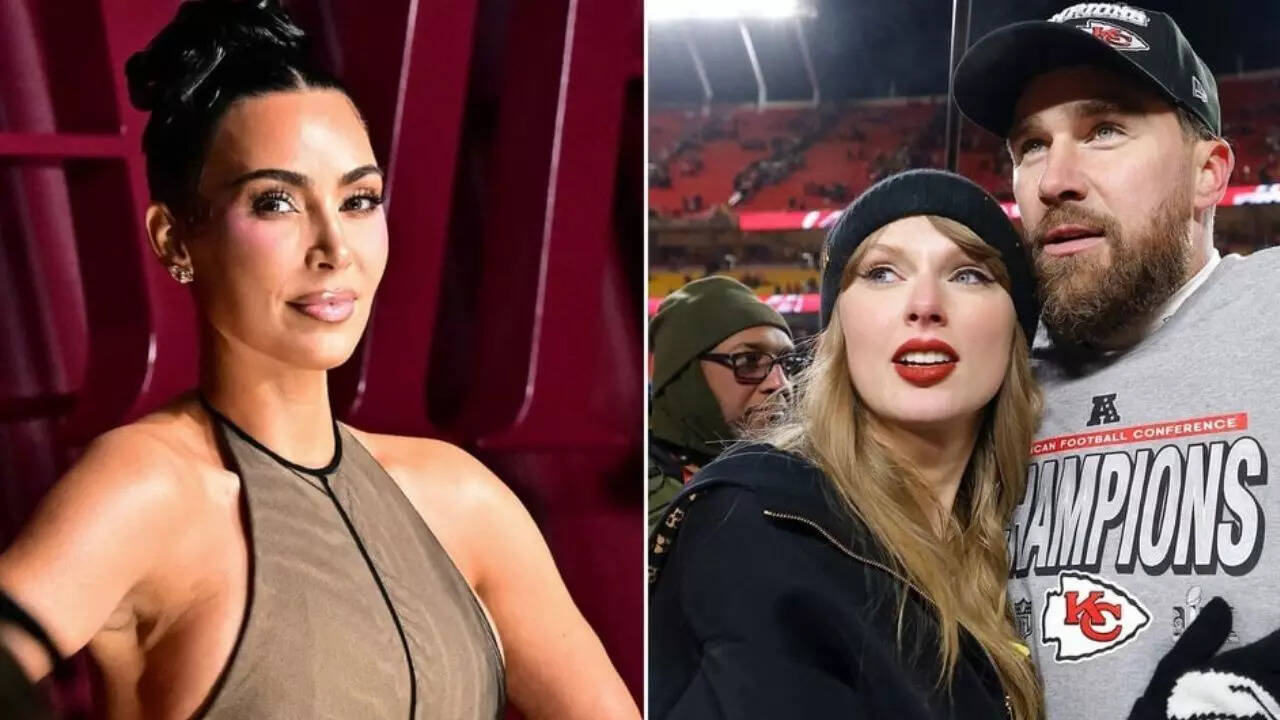 Taylor Swift and Travis Kelce reportedly ban Kim Kardashian from ...