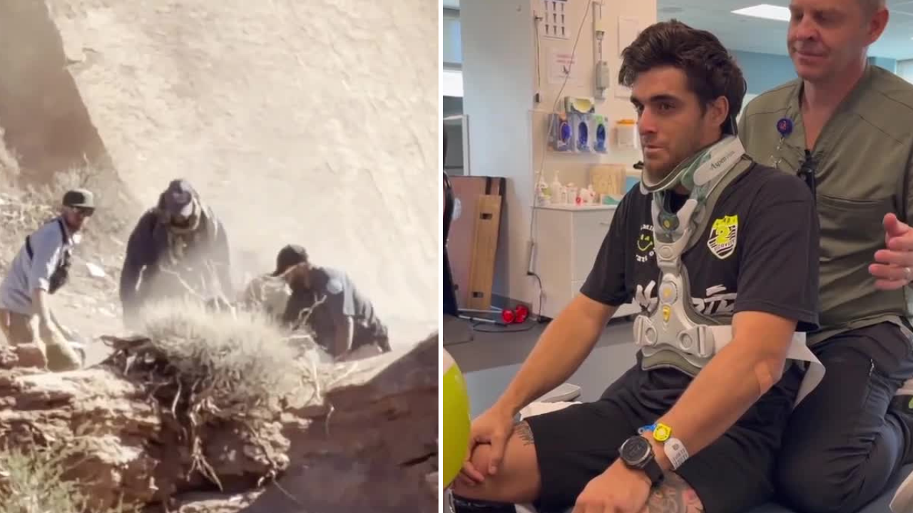 Community backs extreme sports star after devastating Red Bull Rampage ...