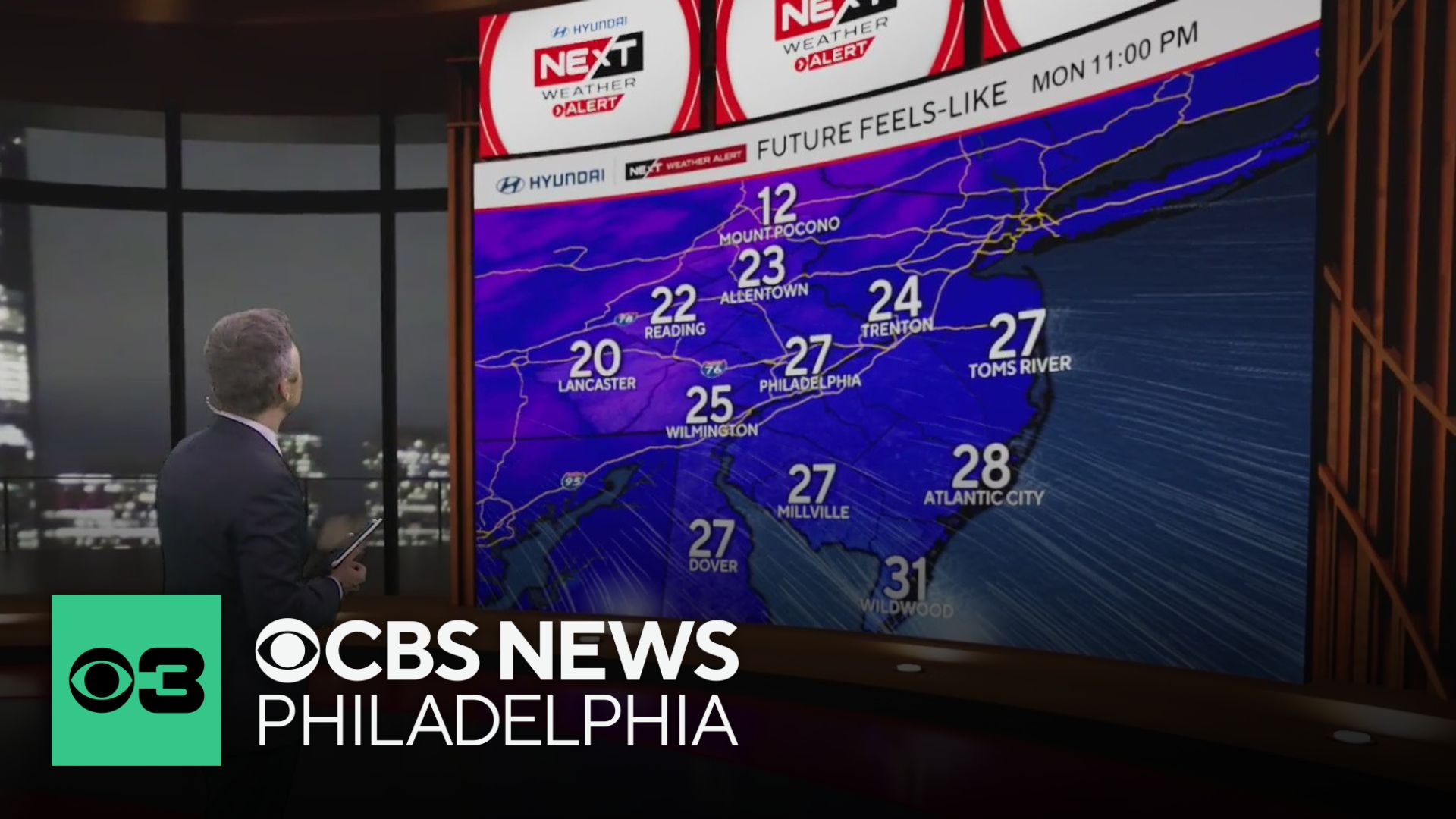 Breezy and cold Monday in Philadelphia region before blustery Tuesday