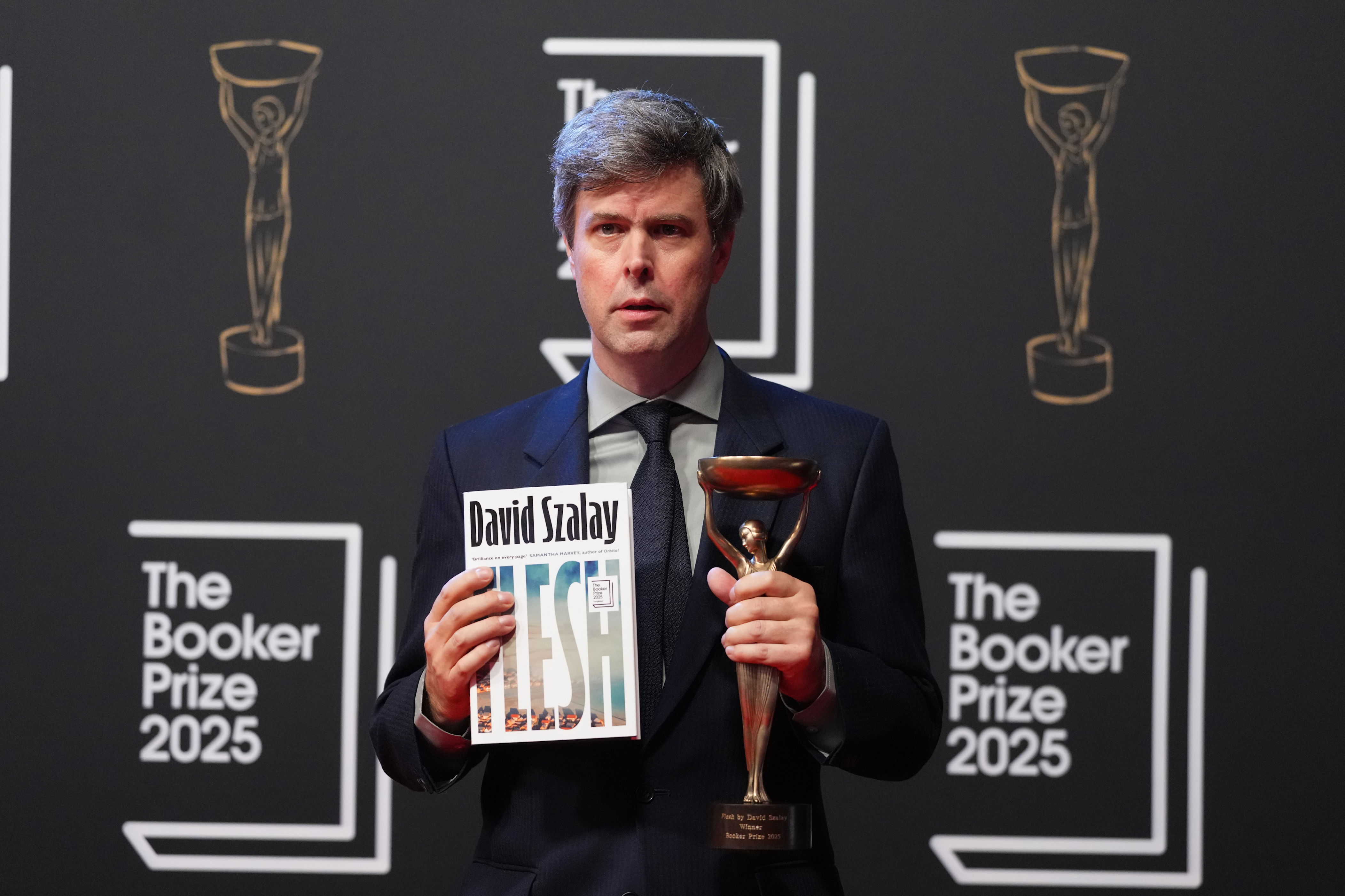 David Szalay wins Booker Prize for his novel Flesh