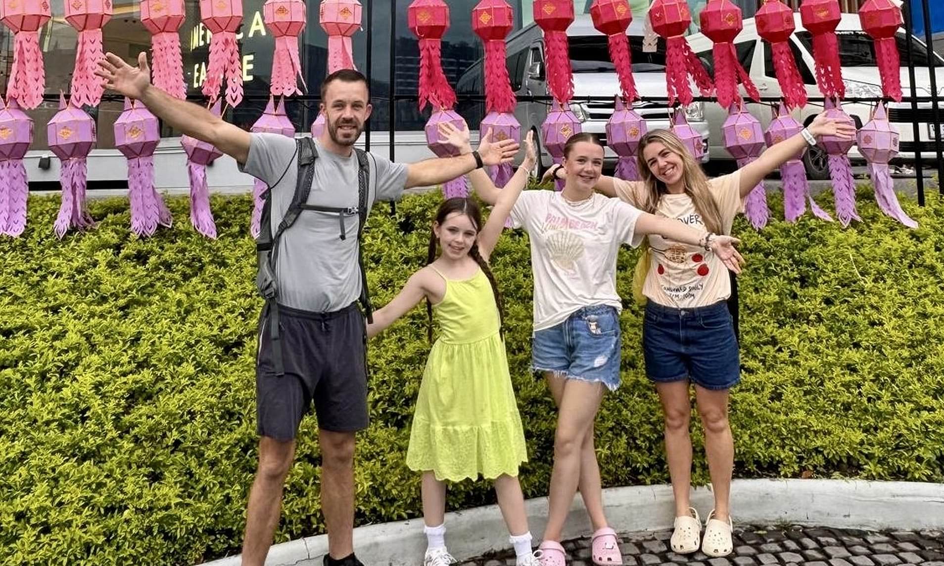 British family who sold the house they built themselves now live like