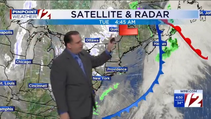 WPRI 12 Weather Forecast for 11/11/25: Cold and windy today