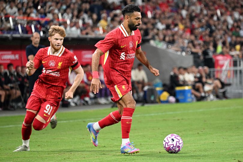 Mohamed Salah on the ball