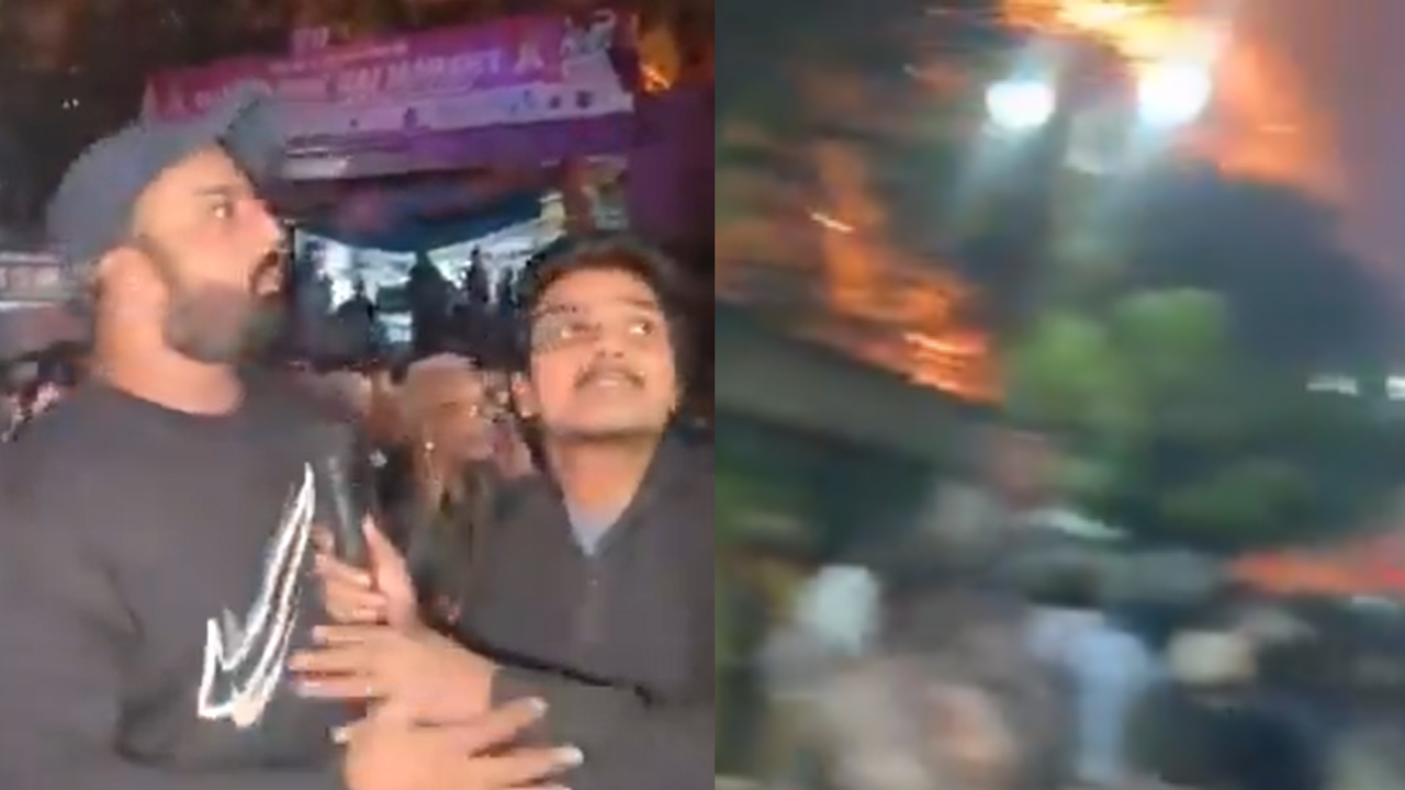 Red Fort blast: Video captures moment of explosion, panic grips area as ...