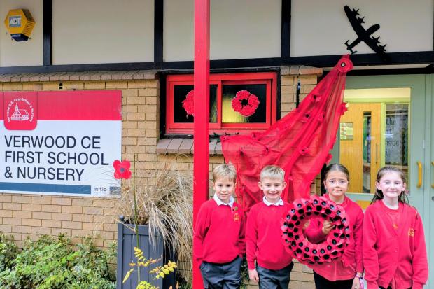 First school creates 'moving' remembrance display