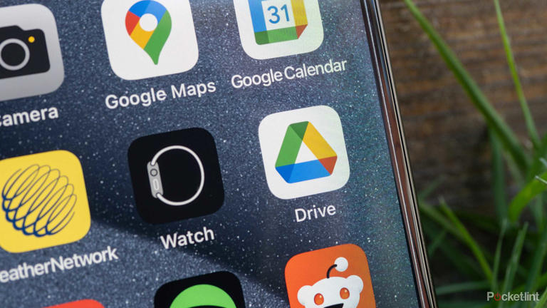 Google Drive on the iPhone 15 Pro.
