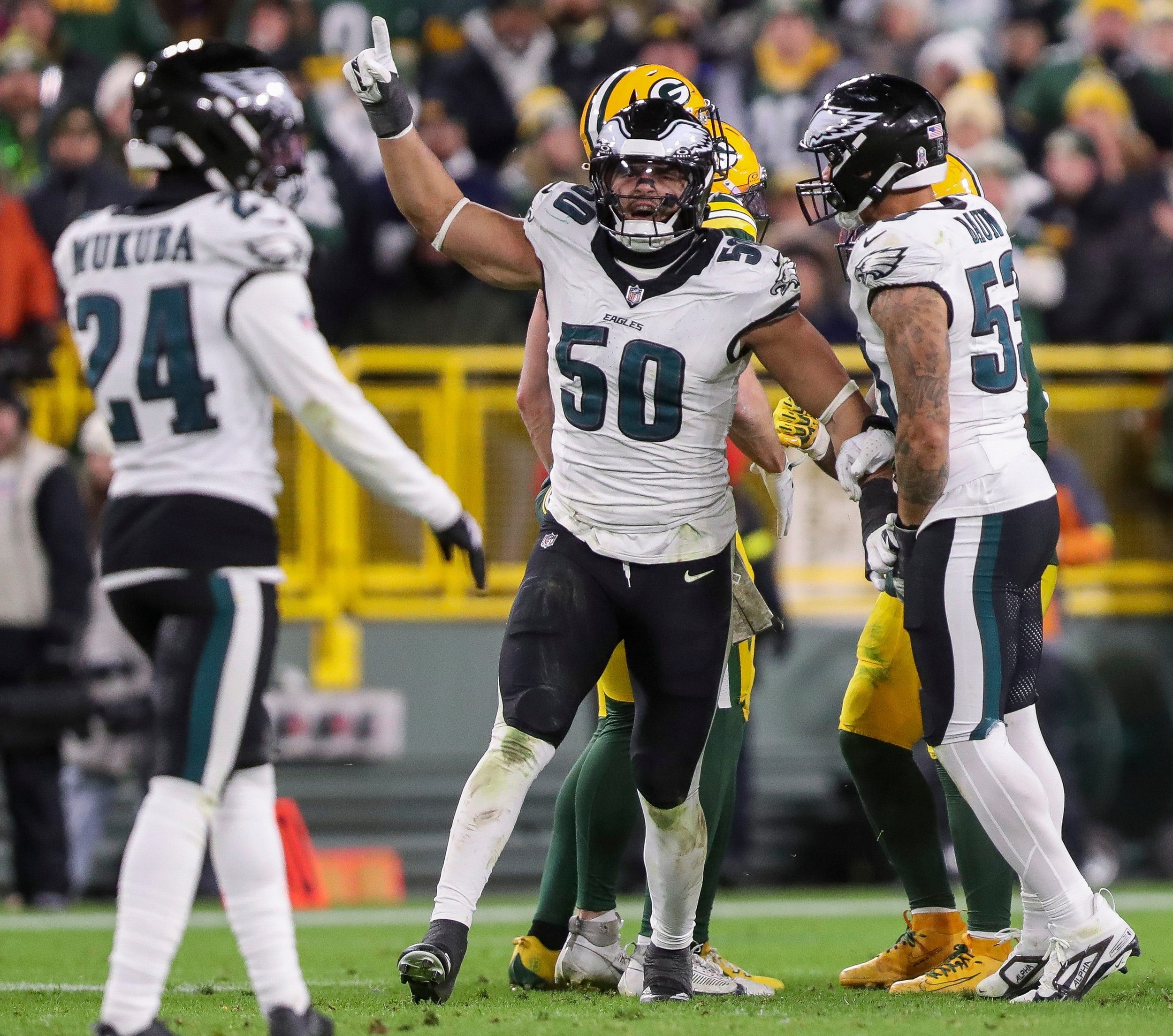 Jaelan Phillips is flying high after impressive Eagles debut