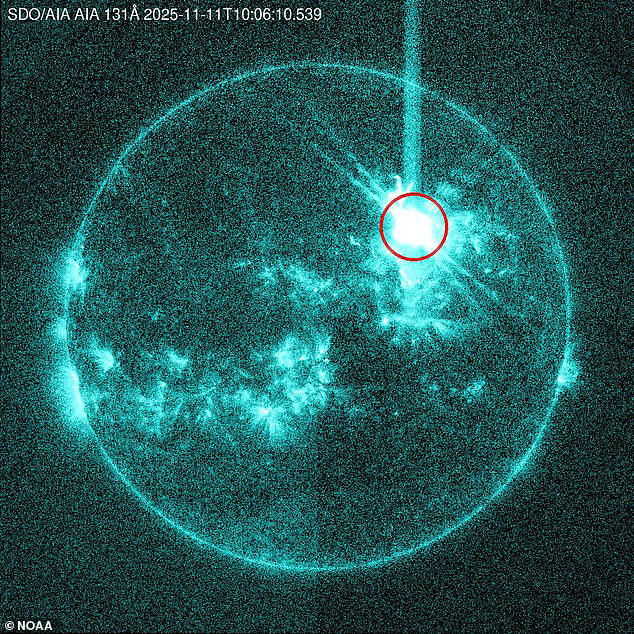 Earth blasted by largest solar flare of 2025 triggering potential ...
