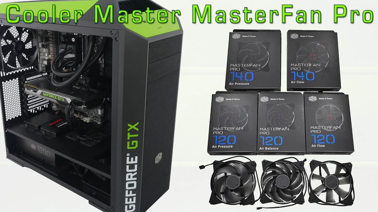Cooler Master MasterFan Pro 120mm and 140mm review