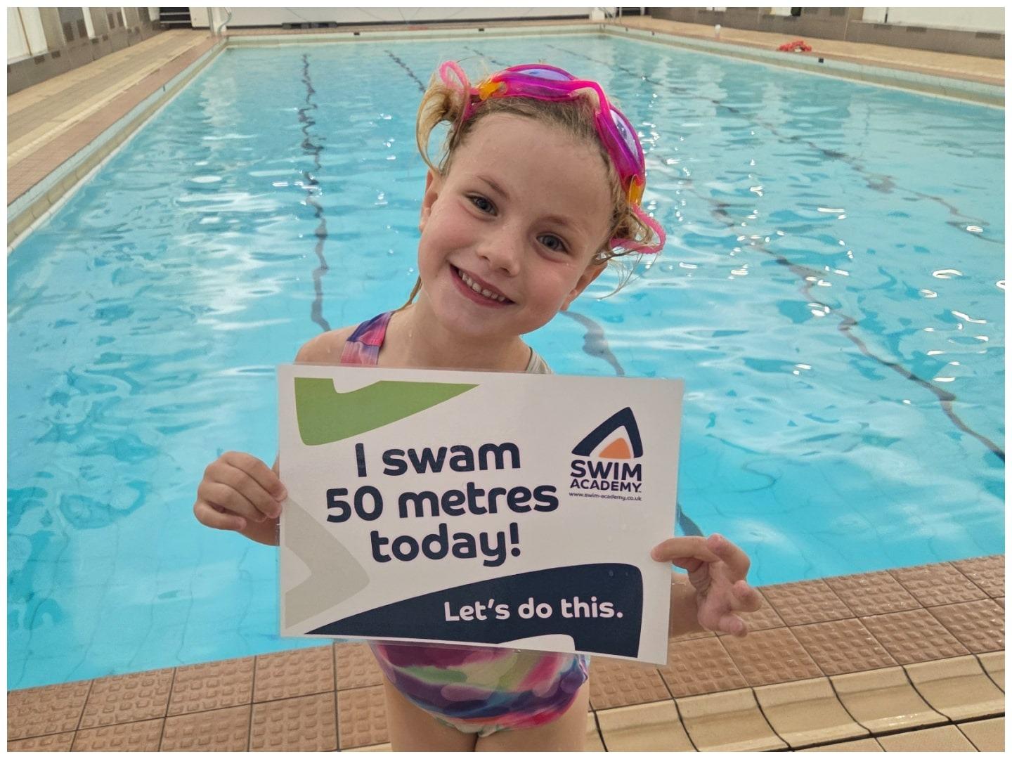 Five-year-old swimming star makes a splash in Doncaster