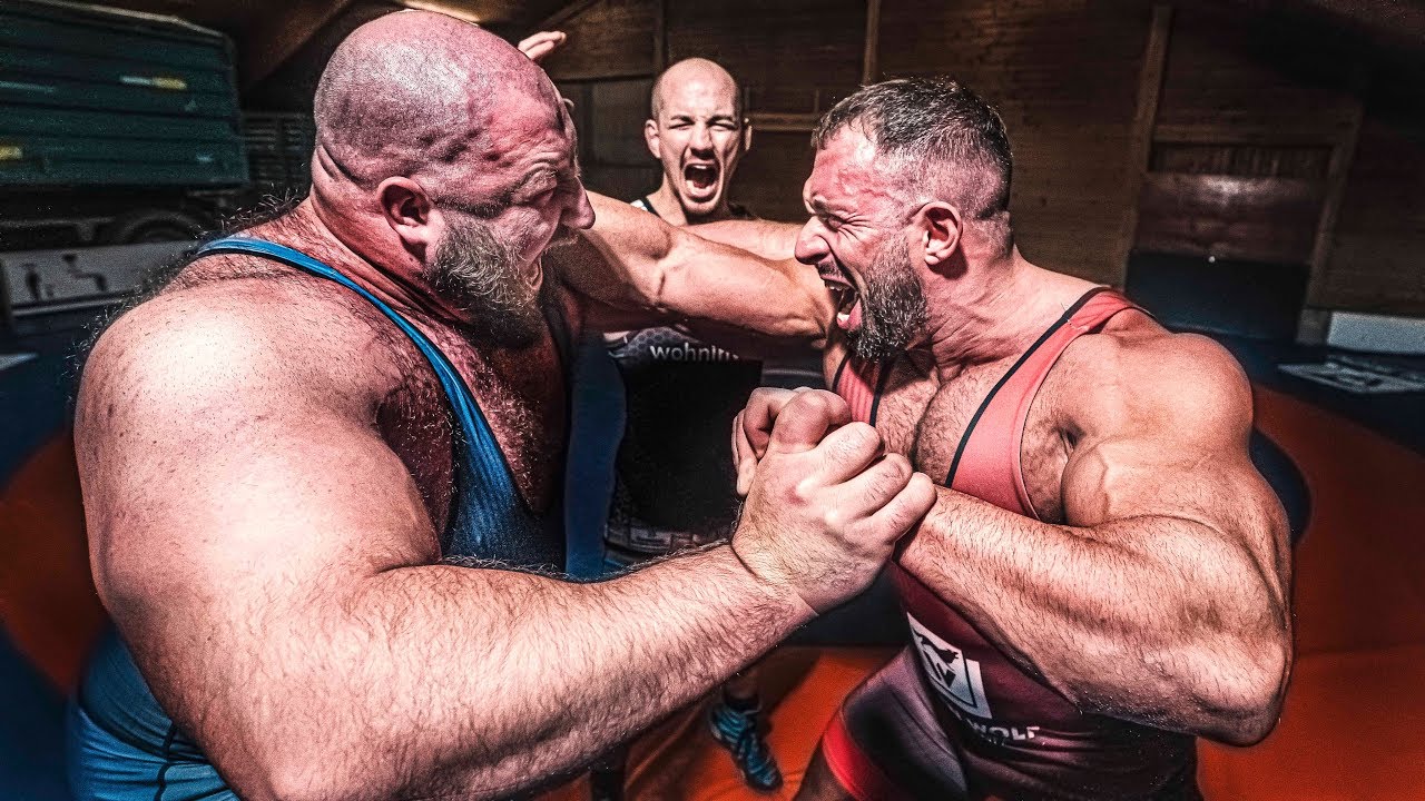 180 KG Strongman vs 120 KG Bodybuilder vs 60 KG Ringer! Eskalation beim ...