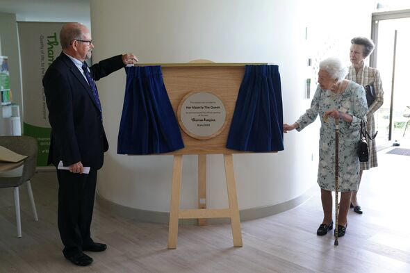Queen Elizabeth II Visits Thames Hospice