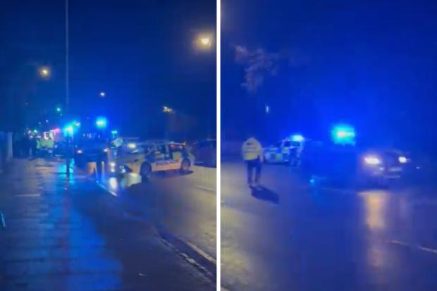Two people taken to hospital after crash on major road in Shooters Hill