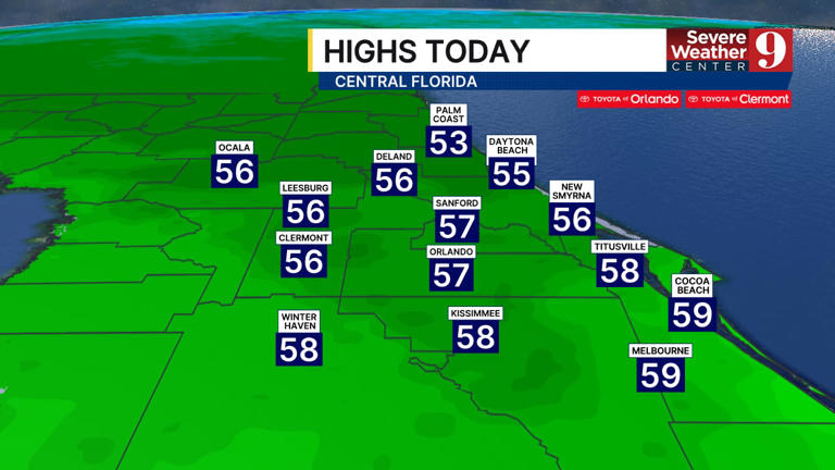 Weather Alert Day: Record-breaking cold hits Central Florida