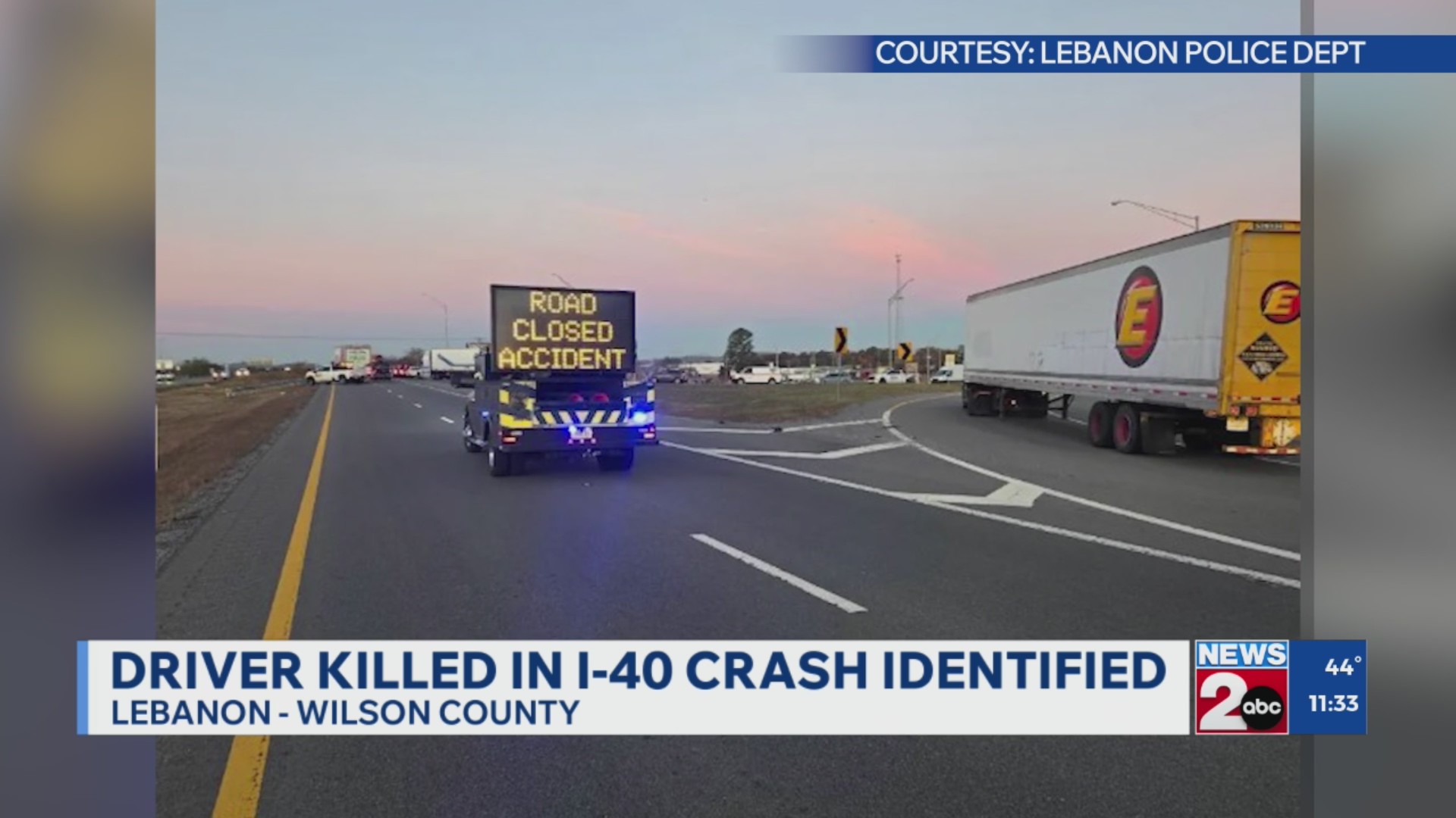 Driver killed in I-40 crash identified