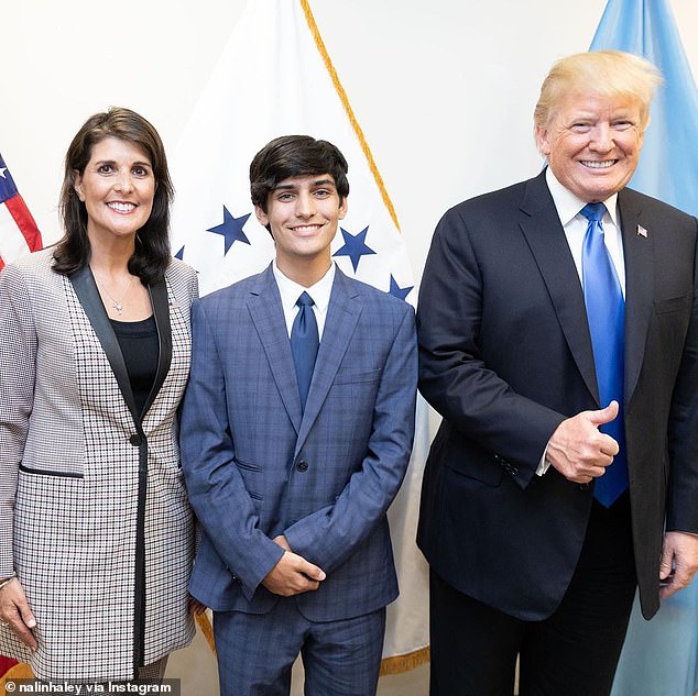 Nikki Haley's nepo baby son is ripped to shreds after whining about ...