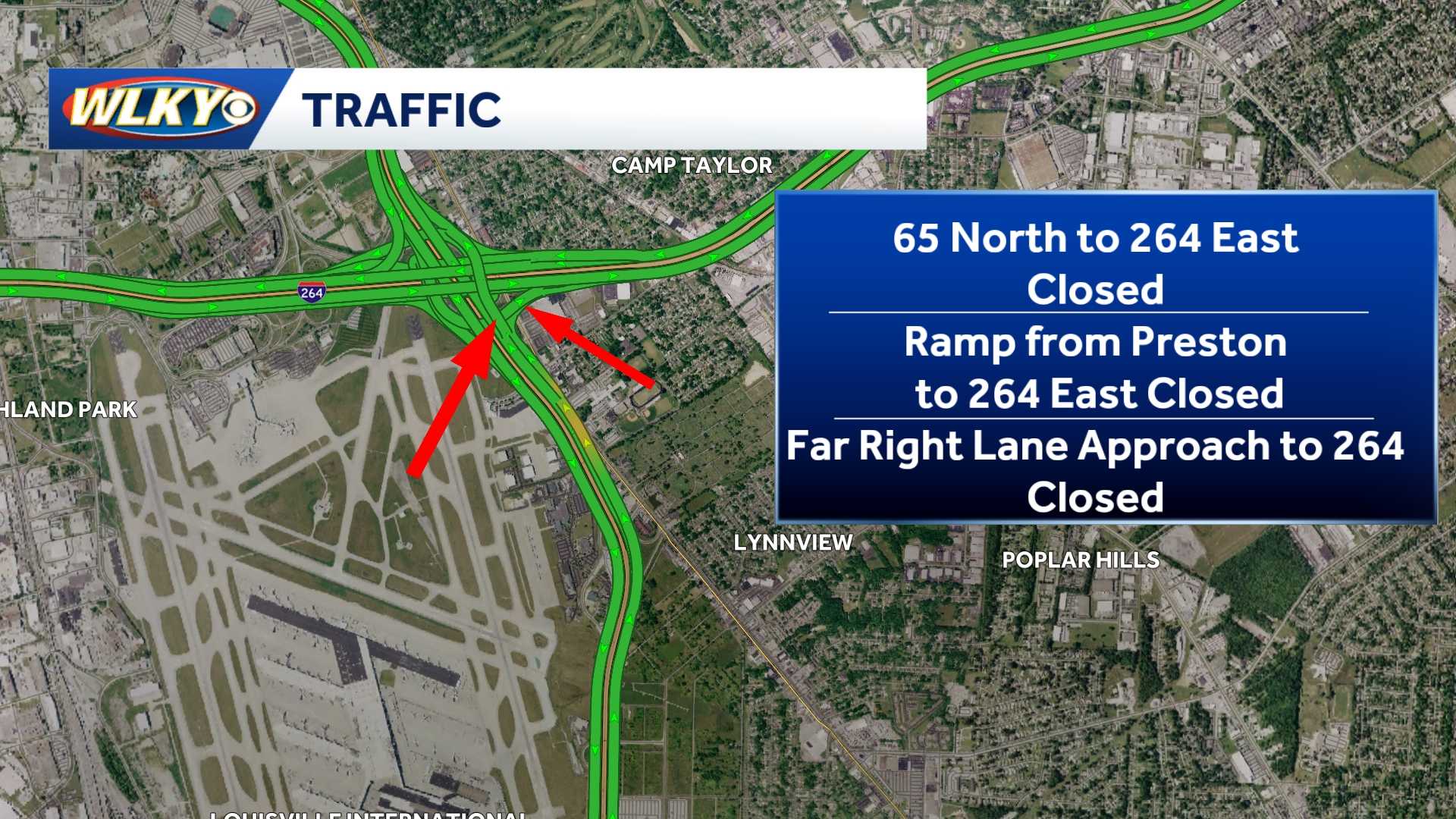 Traffic alert: Weekend interstate ramp closures