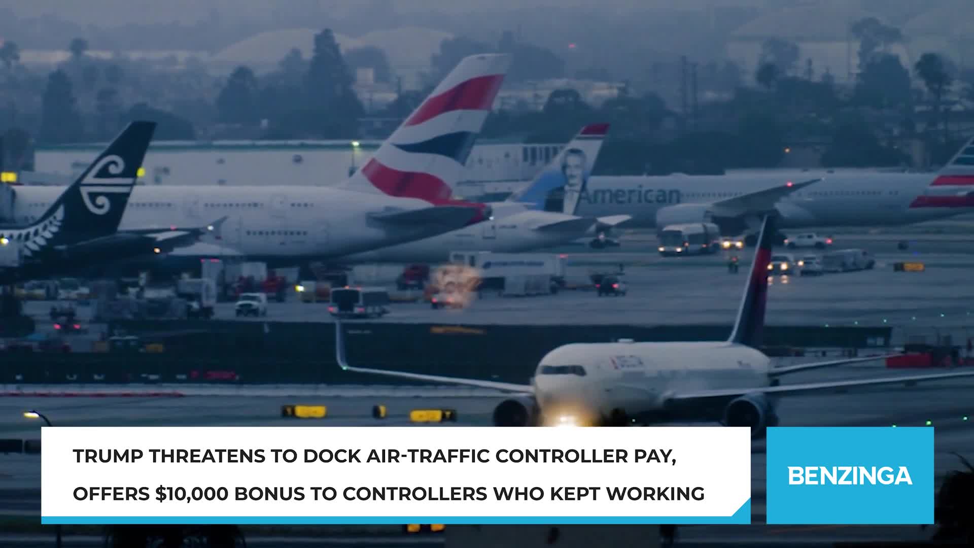 Trump Threatens To Dock Air-Traffic Controller Pay, Offers $10,000 ...