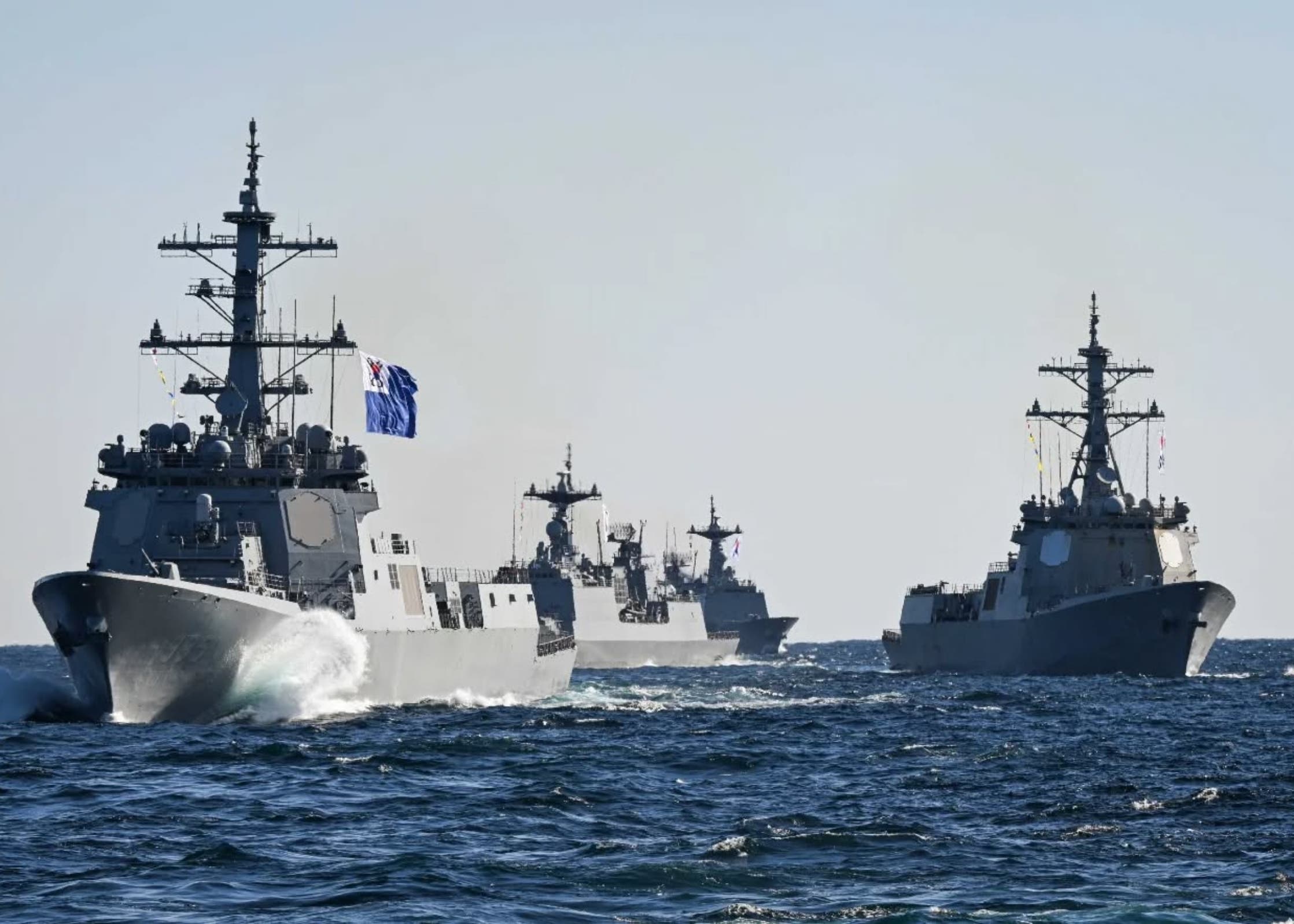 Photos show US ally flexing naval power at North Korea