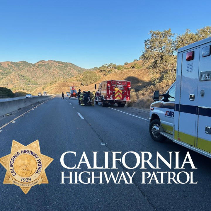 Mustang driver with major injuries after crash on Hwy 152, CHP says