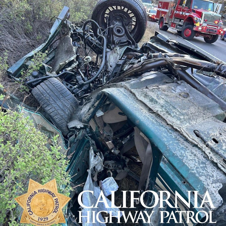 Mustang driver with major injuries after crash on Hwy 152, CHP says