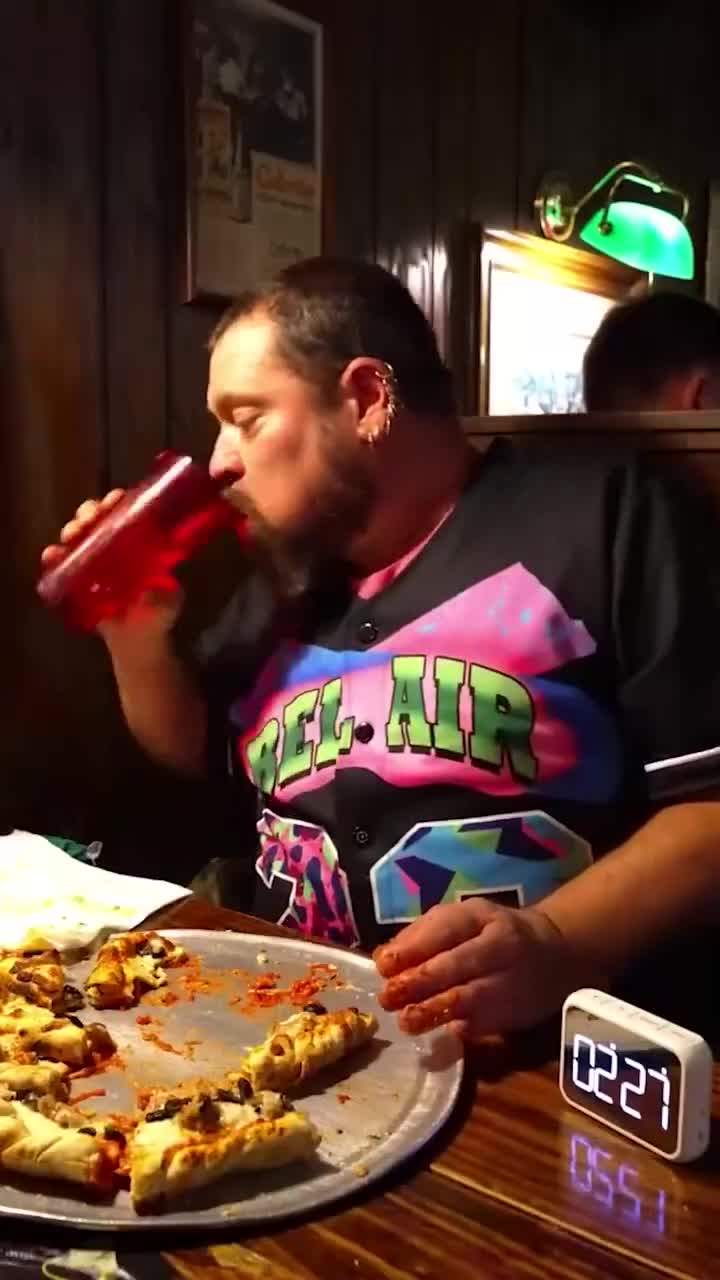Did I Really Just Do That? Double Decker Pizza Challenge
