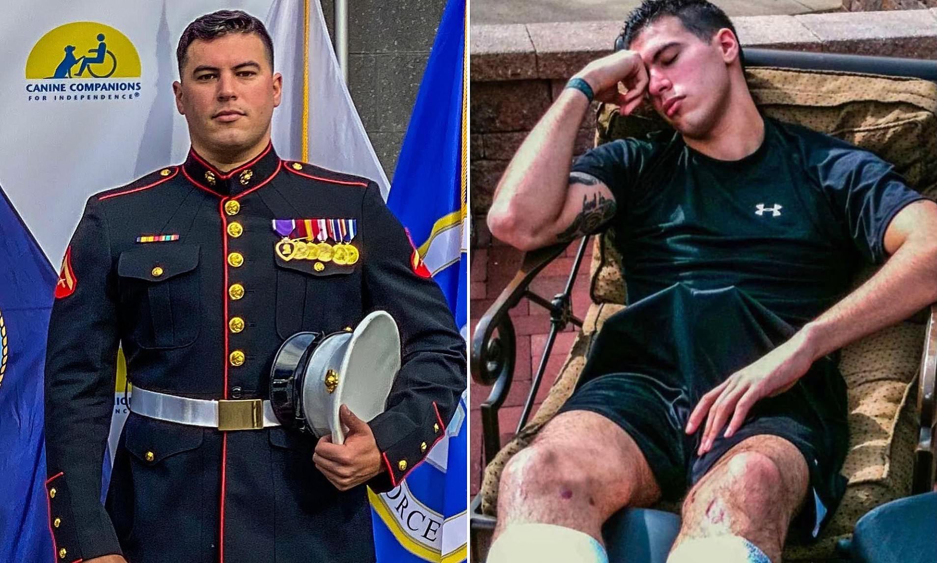 Marine vet with prosthetic legs left humiliated after Delta ordered him ...
