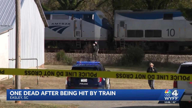 One dead after being hit by train in Upstate, coroner says