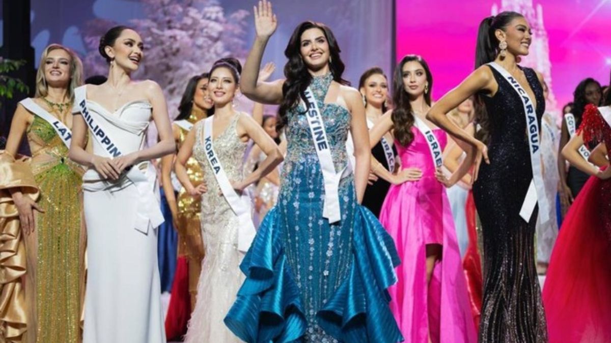 Momen Tatapan Sinis Miss Israel ke Miss Palestina di Miss Universe 2025 Memicu Kekesalan Netizen