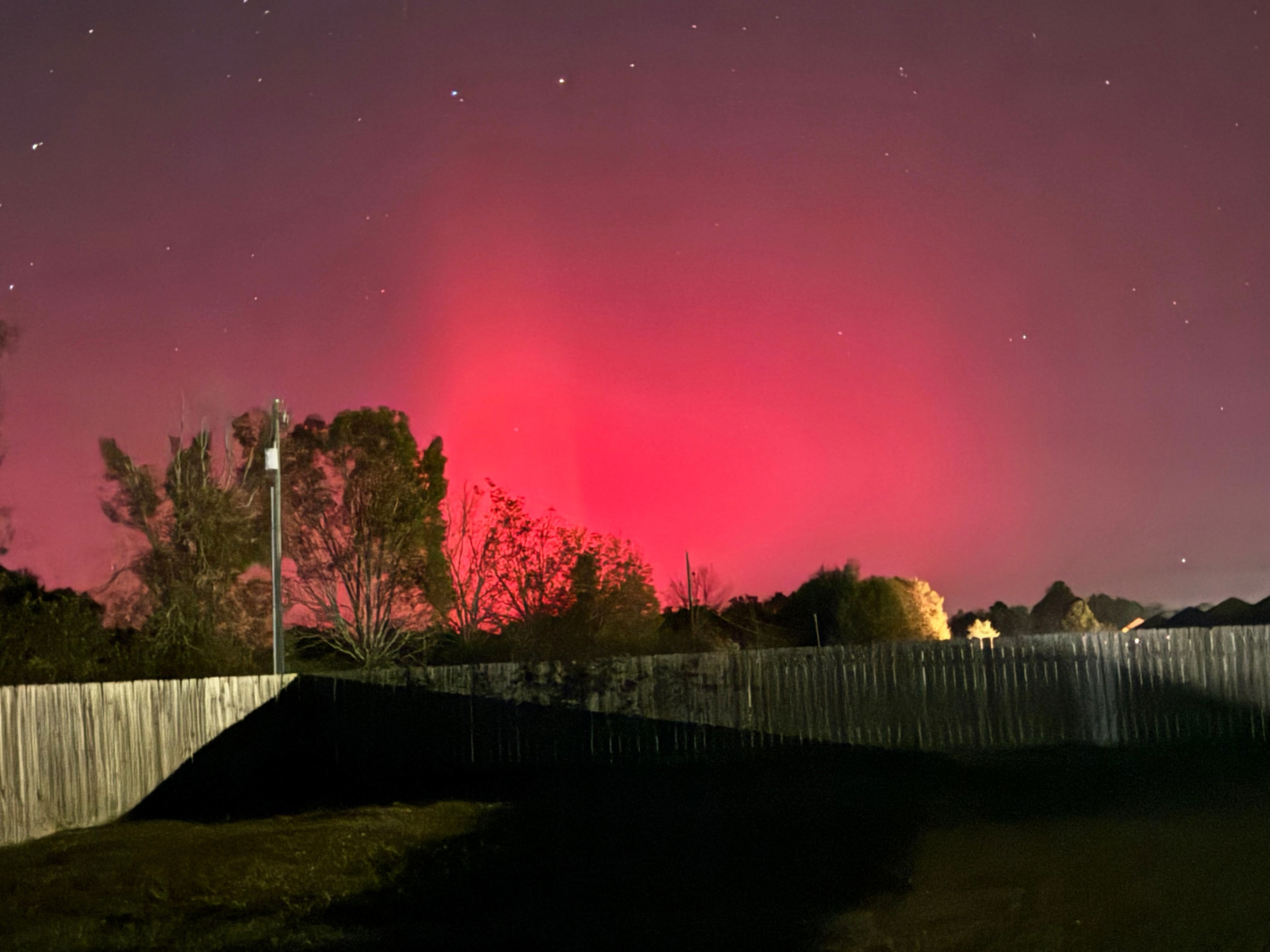 Northern lights spotted in South MS Tuesday night, possible again Wednesday