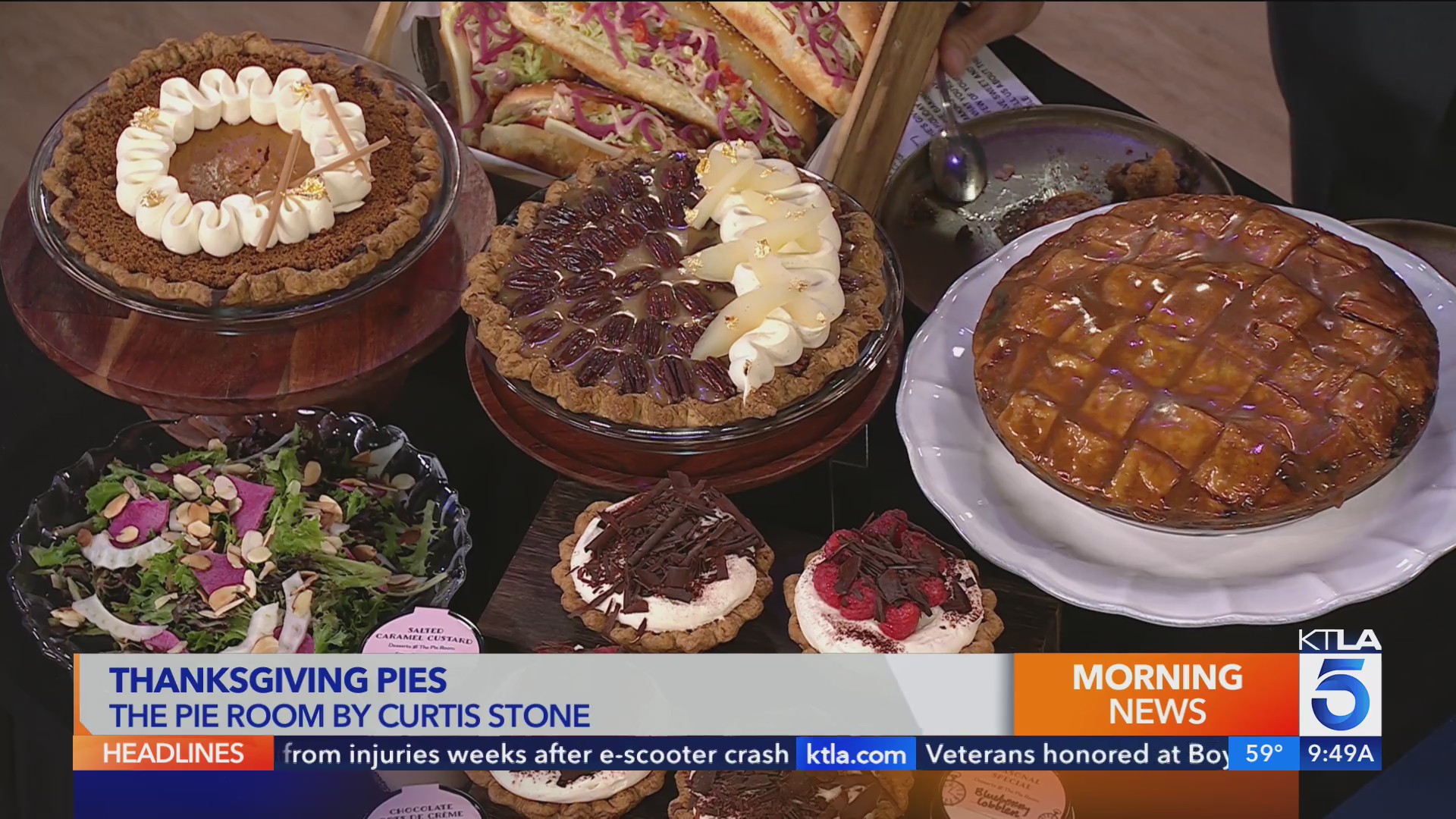 Celebrity chef Curtis Stone prepares for Thanksgiving