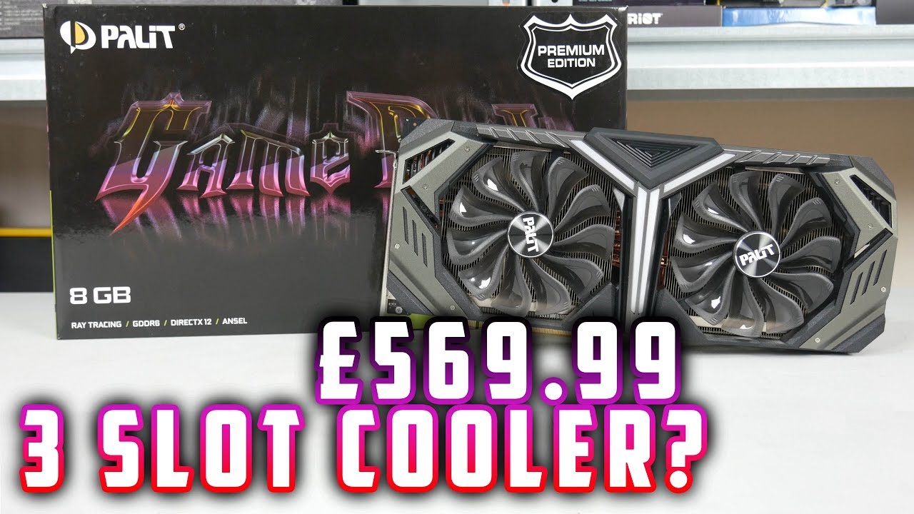Palit RTX 2070 GameRock Premium - 3 slot cooler! | Watch