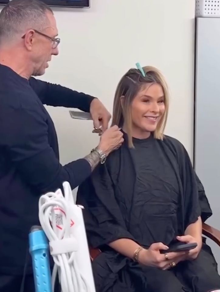 Jenna Bush Hager Fearlessly Chops Her Hair Off '9 Minutes' Before the