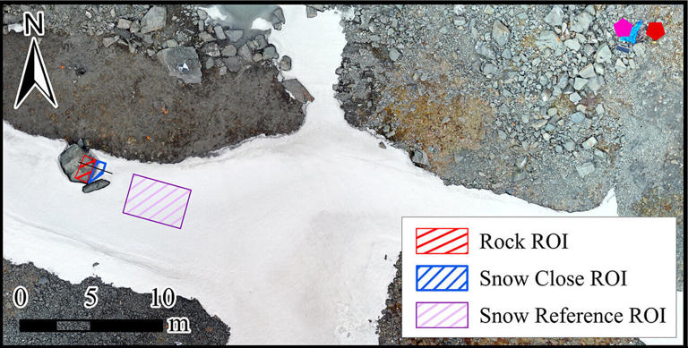 Understanding boulders' influence on snow melt and watersheds could ...