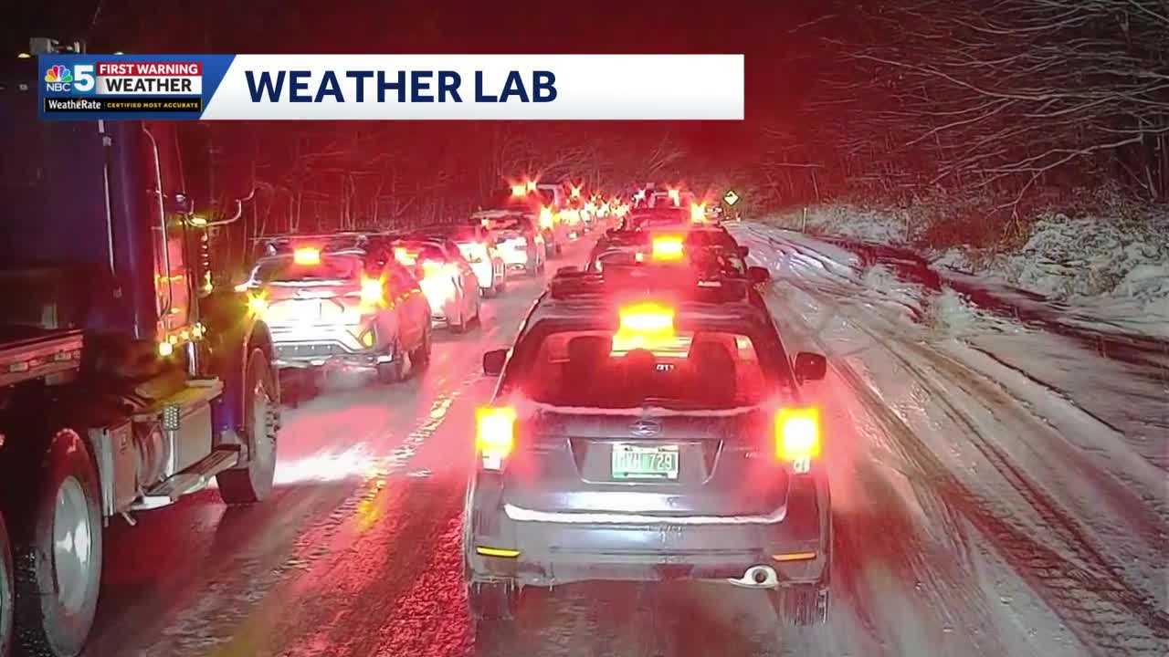View from the Weather Lab: Snowy conditions cause delays Tuesday during ...