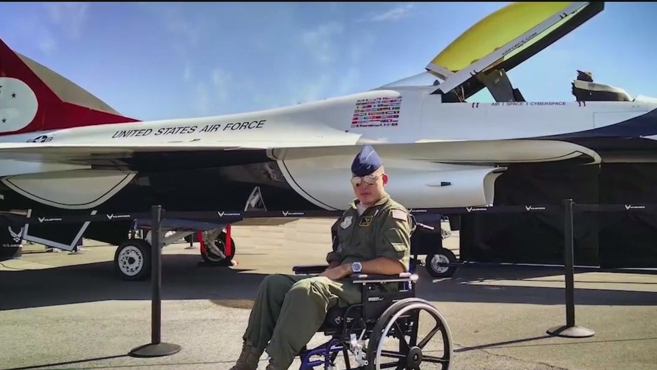 Paralyzed Air Force veteran seeks to walk again